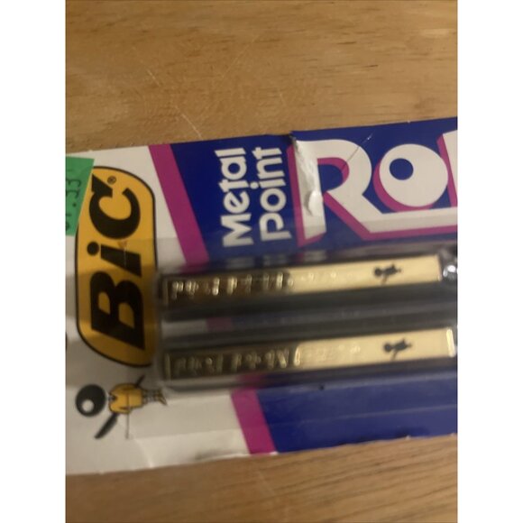 BIC Metal Point Roller Black Ink .4mm Fine Line Smooth Liquid Writing Metal Poin - Picture 6 of 14